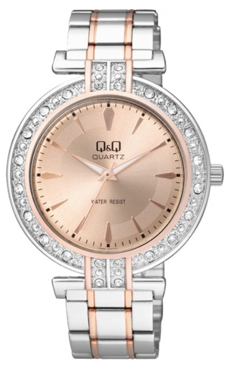 Q885J402Y RUS  кварцевые наручные часы Q&Q логотип метки  Q885J402Y RUS